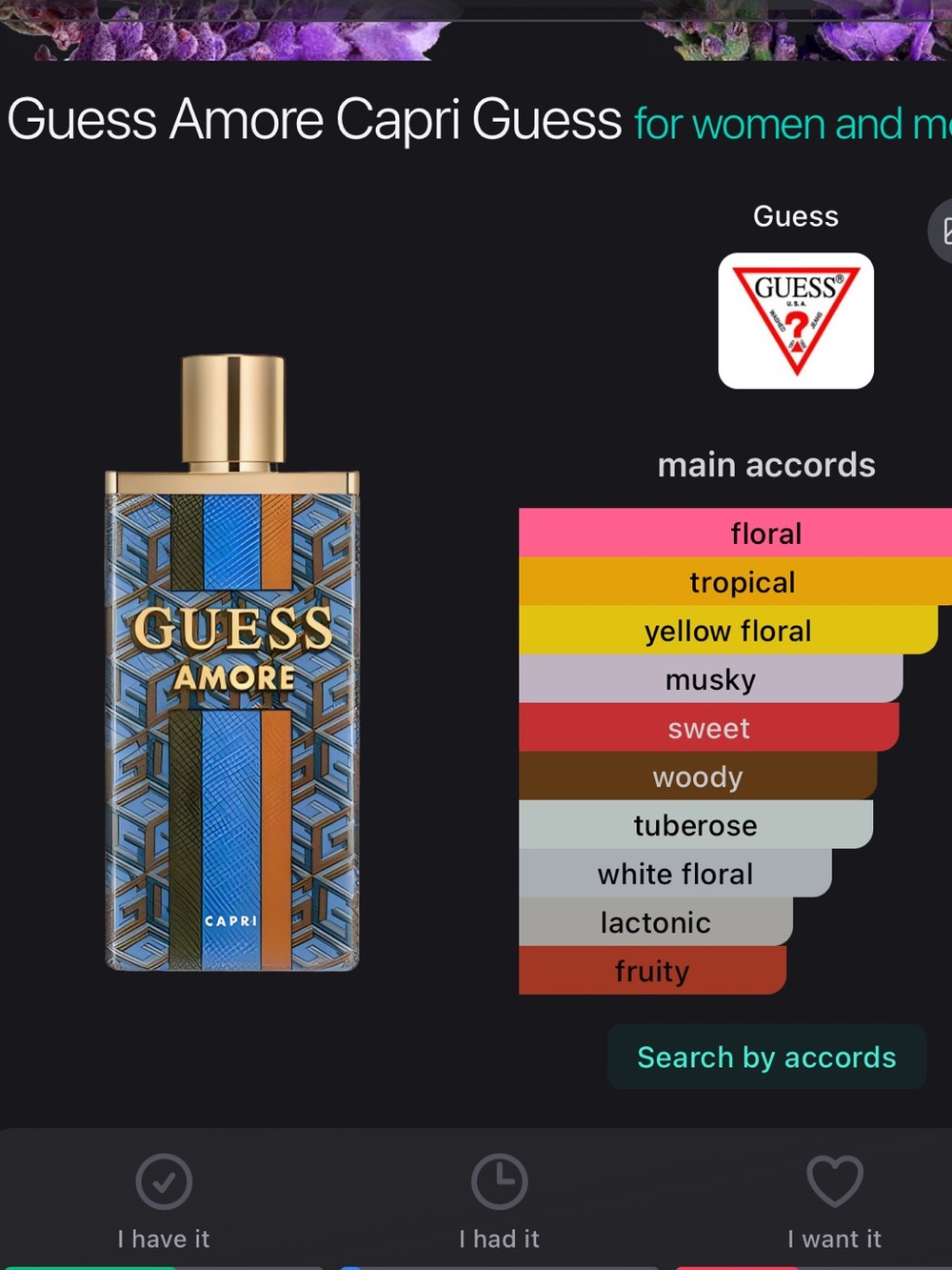 Guess Amore Capri 0.25 oz EDT